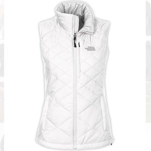 White Woman’s North Face Vest Size XS